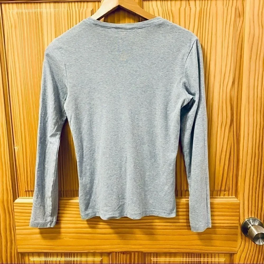 Gap blue cotton long sleeve tee Favorite t shirt M